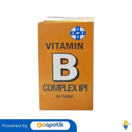 Ipi Vitamin B Complex Botol 45 Tablet
