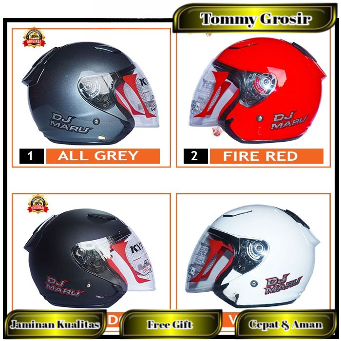 HELM / KYT / DJ MARU / HELM KYT / HELM KYT DJ MARU UNGU TERMURAH