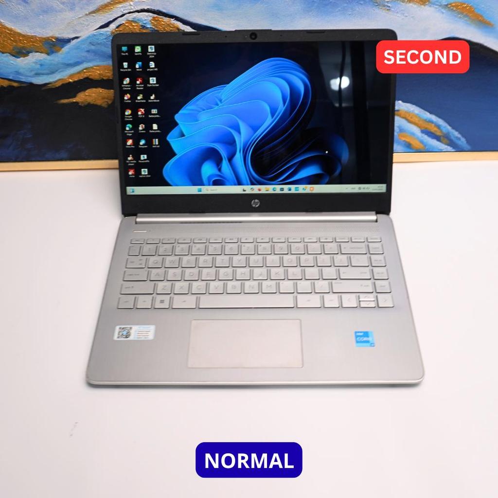 HP 14S-DQ5XXX I7 1260P 16 GB (14") LAPTOP SECOND ORIGINAL SINAR MUTIARA CELL
