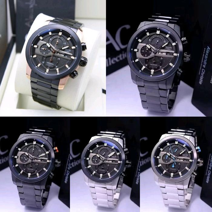 Jam Tangan Pria Alexandre Christie 6562 AC6562 6562MC (ORIGINAL) Watches Stainless