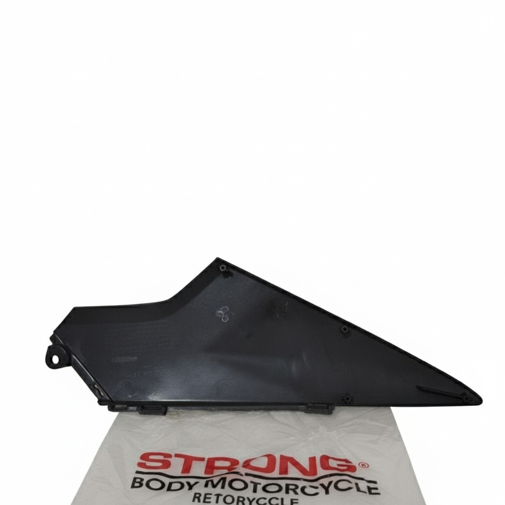 Cover Sambungan Body Side Kiri Honda Supra x 125 Batman Hitam STRONG - 12part