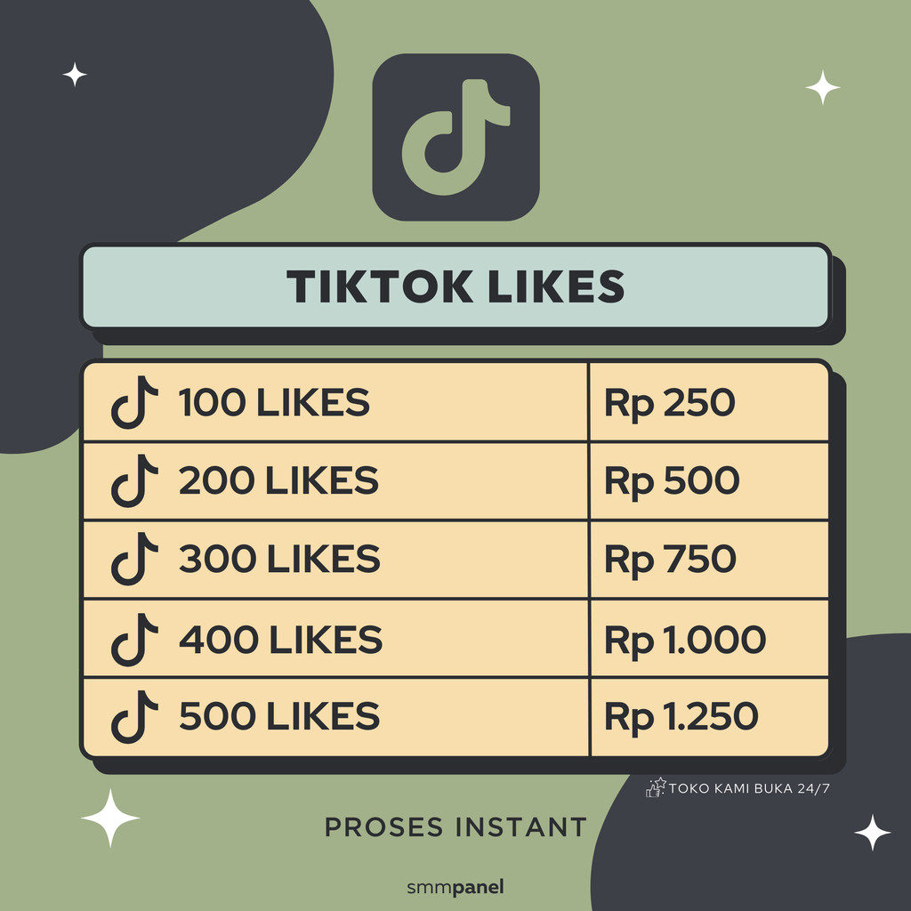 PROMO Like TikTok FYP Permanen – Jual Beli Likes Tiktok.fyp Global Liketiktok Permanent Untuk Postin