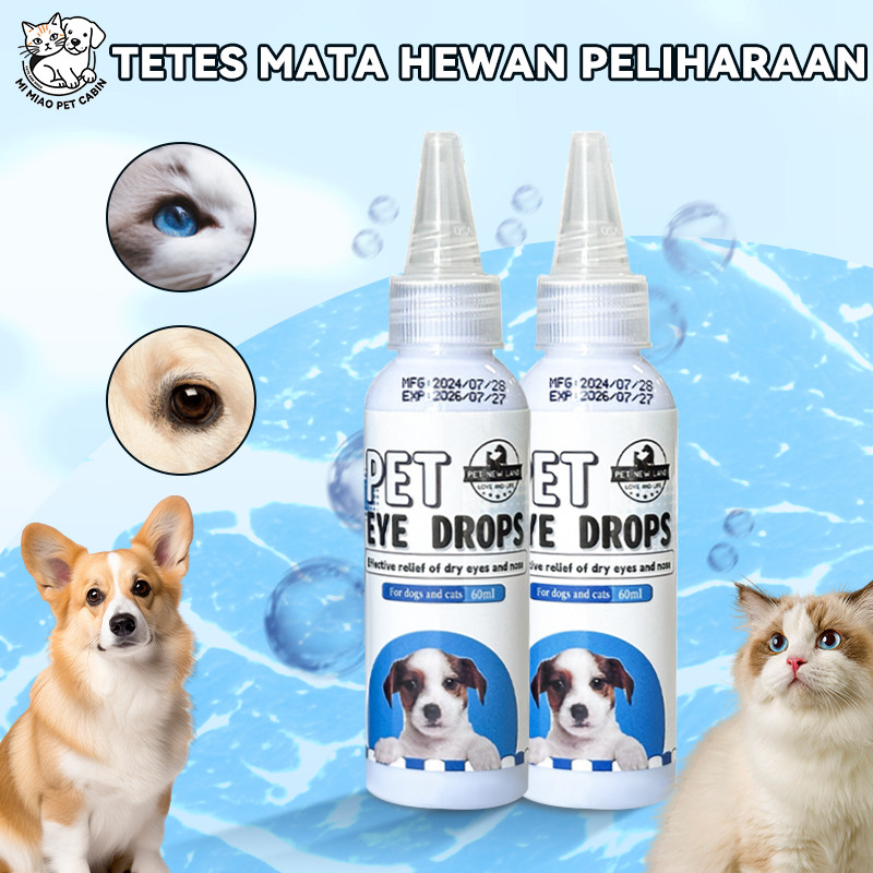 Tetes Mata Hewan Peliharaan / Air Mata Noda Noda Radang Mata Kucing 60ml / Tetes Mata Kucing