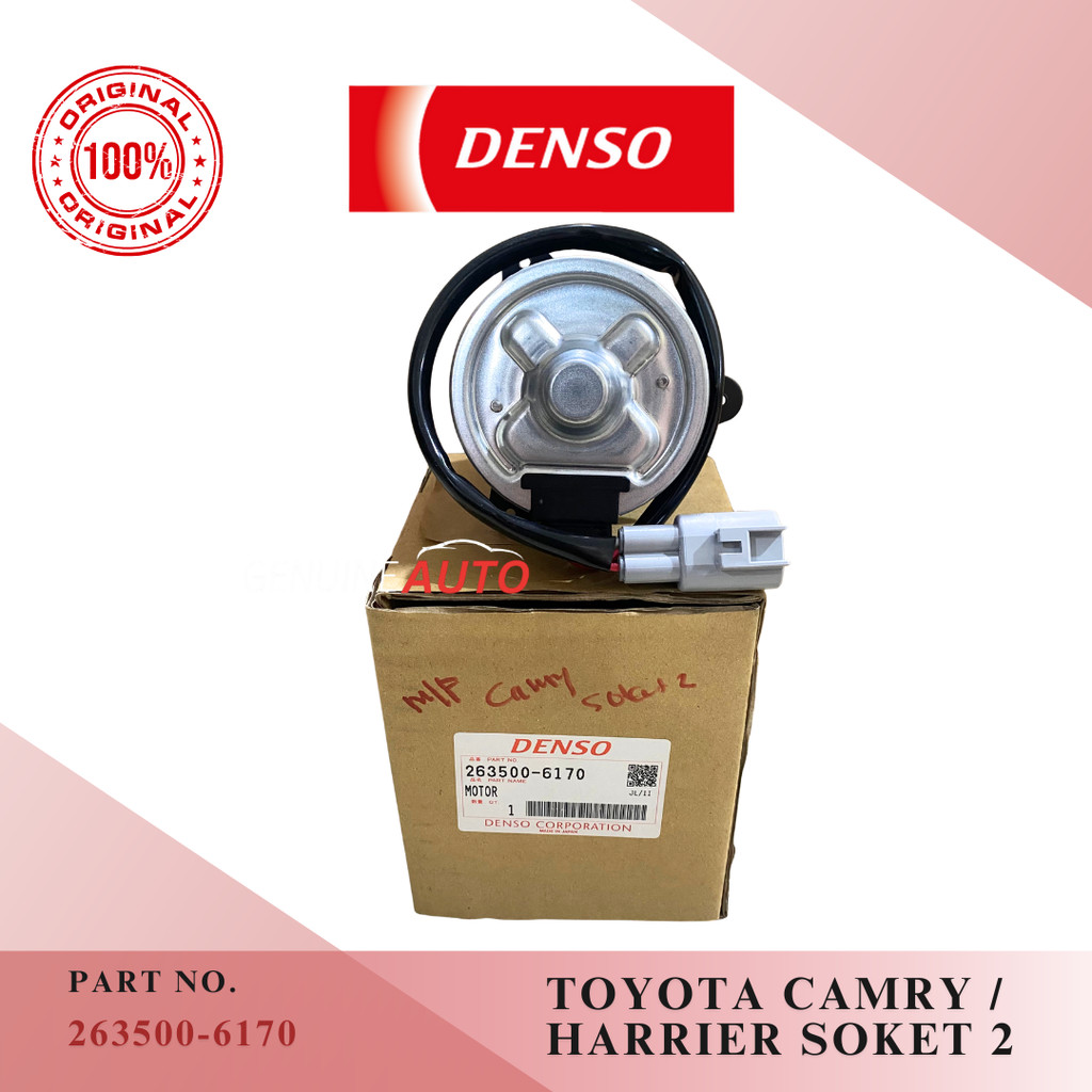 MOTOR FAN AC CAMRY HARRIER 2.4CC SOKET 2 DENSO ASLI MF 263500-6170