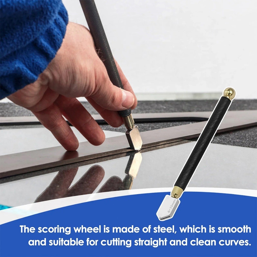 [2Pcs/Set] Alat Pemotong Kaca Aquarium Tahan Lama Dan Tahan Aus, Presisi Pemotongan Tinggi Pemotong