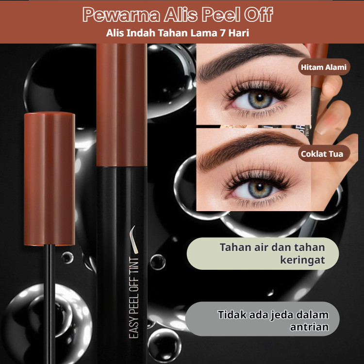 Satu Minggu Tanpa Menggambar Alis / Pewarna Alis Peel-Off  / Eyebrow Tint Untuk Pemula / Tinta Alis 