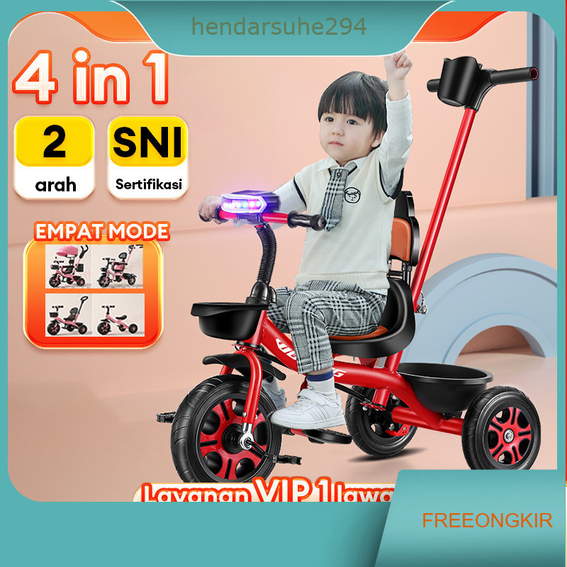 Sepeda Anak Roda 3 Family Perempuan/laki laki Tiga Anak Sepeda Bayi Tricycle Anak Sepeda Anak