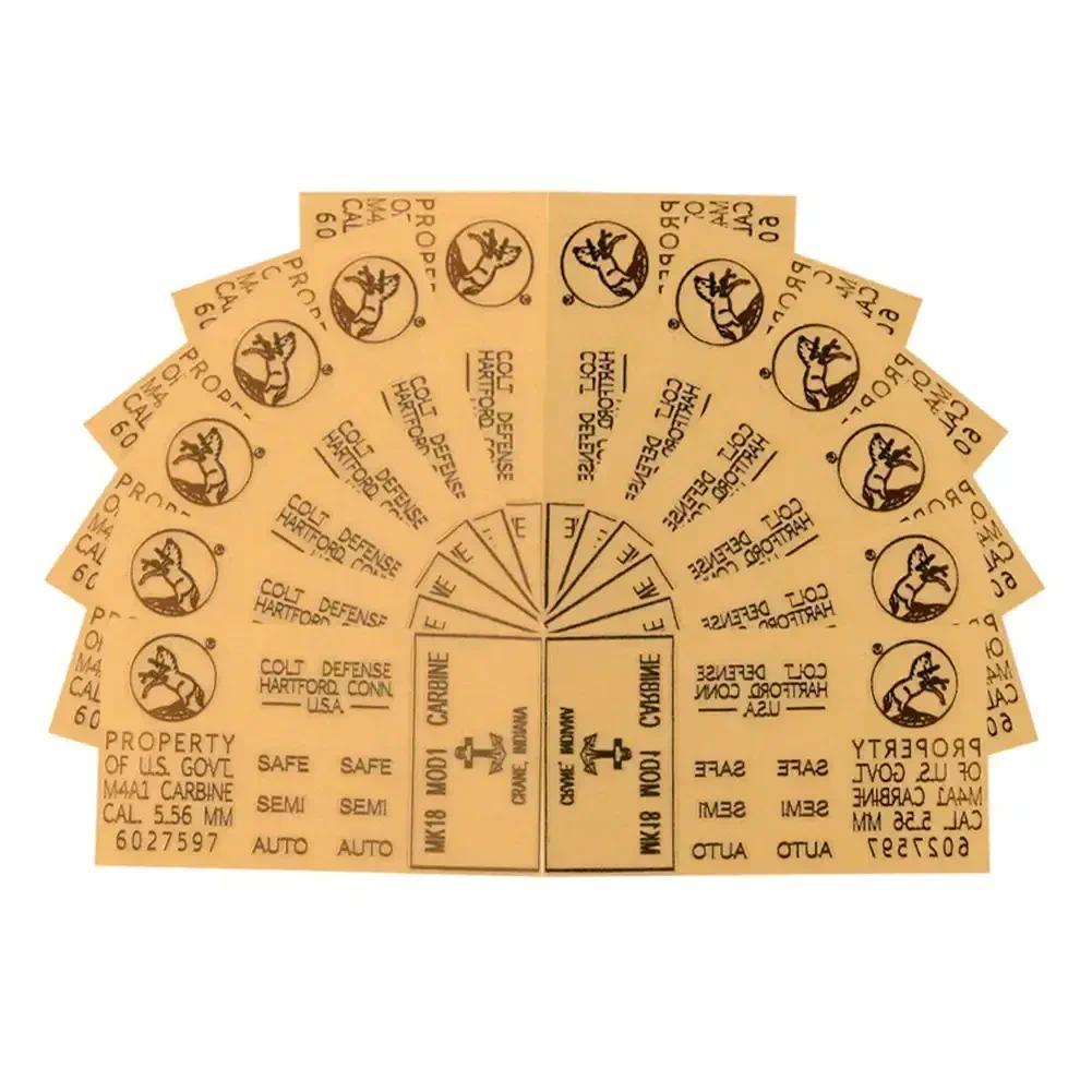 Metal Sticker Paintball Air  Gel Ball Blaster Paintball  Accessories 3M Strong Sticker Equipment Sil