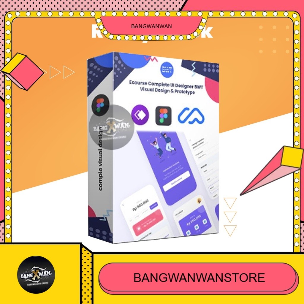 Ecourse Complete UI Designer BWT Visual Design & Prototype