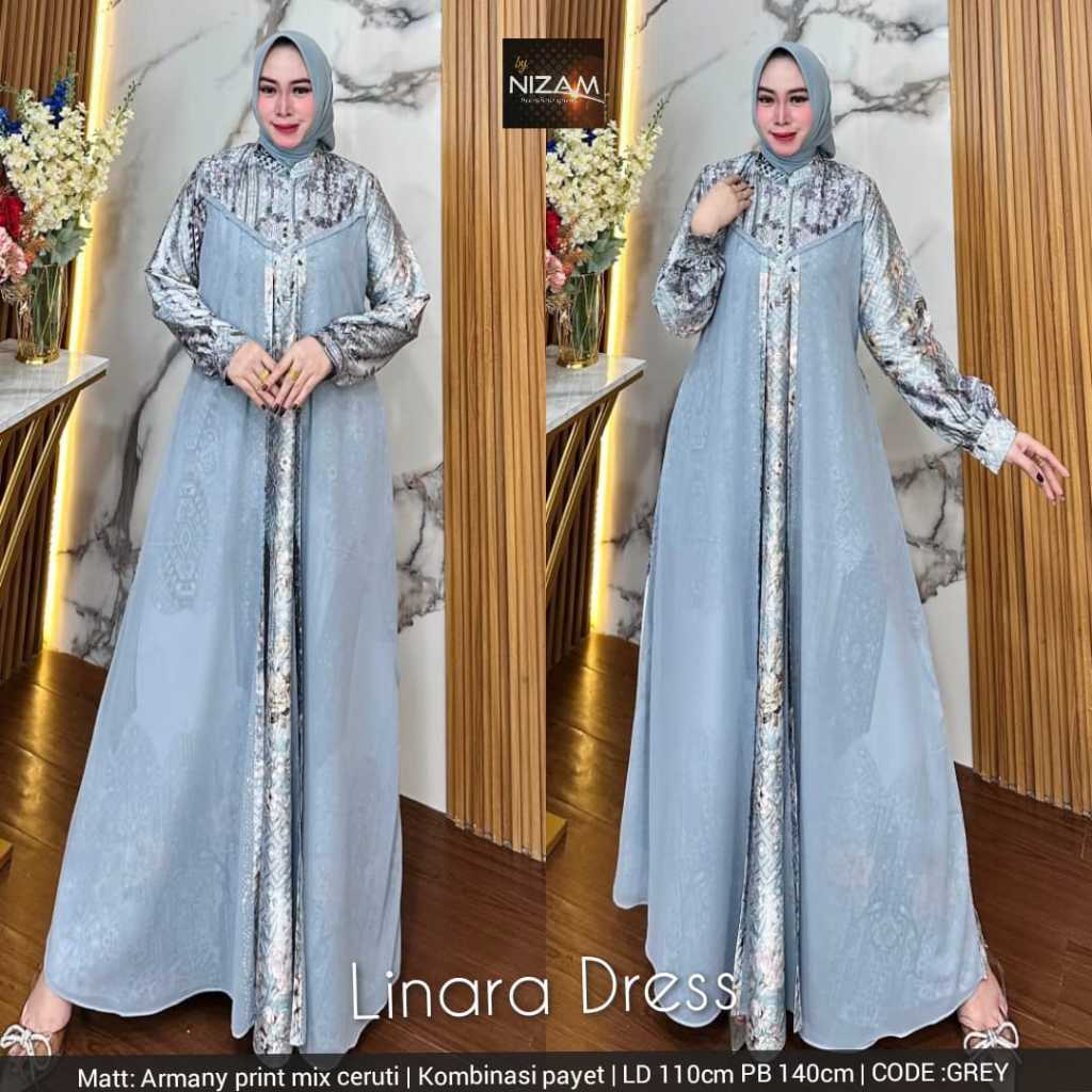 2811    LINARA DRESS by NIzAM FASHION