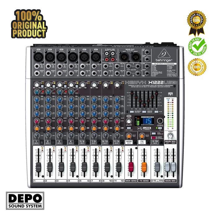 BEHRINGER XENYX X1222USB AUDIO MIXER ORIGINAL