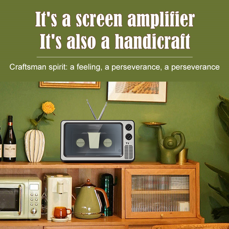 12 Inch Phone Screen Magnifier Enlarged Expand Stand Phone Holder HD Video Amplifier Eyes Protection