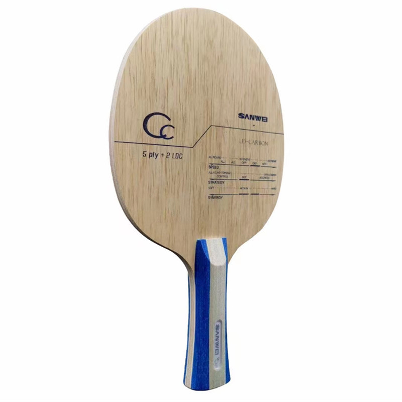 SANWEI CC Table tennis blade 5 wood+2 carbon OFF++ training without box ping pong racket bat paddle 