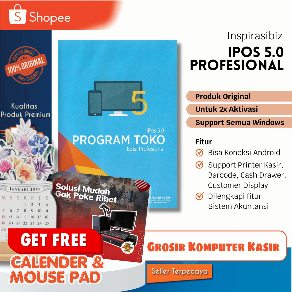 Program Kasir Toko IPOS 5 Profesional | Program Kasir IPOS 5 | Program Kasir Toko Sembako | Program 