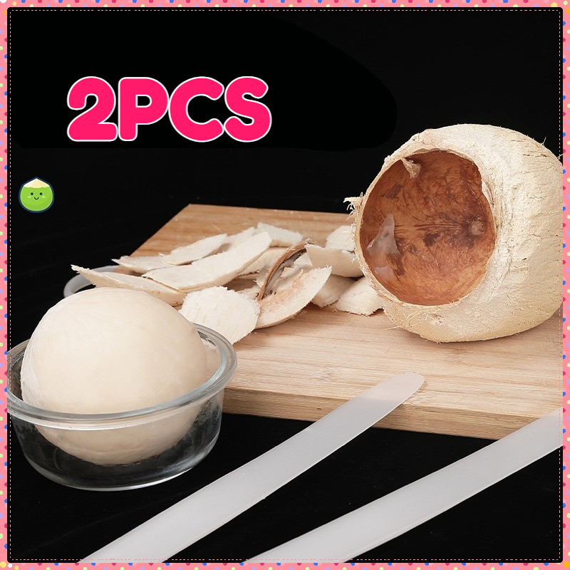 2PCS Pisau Tanduk Sapi Lentur Kuat Kupas Kelapa Muda