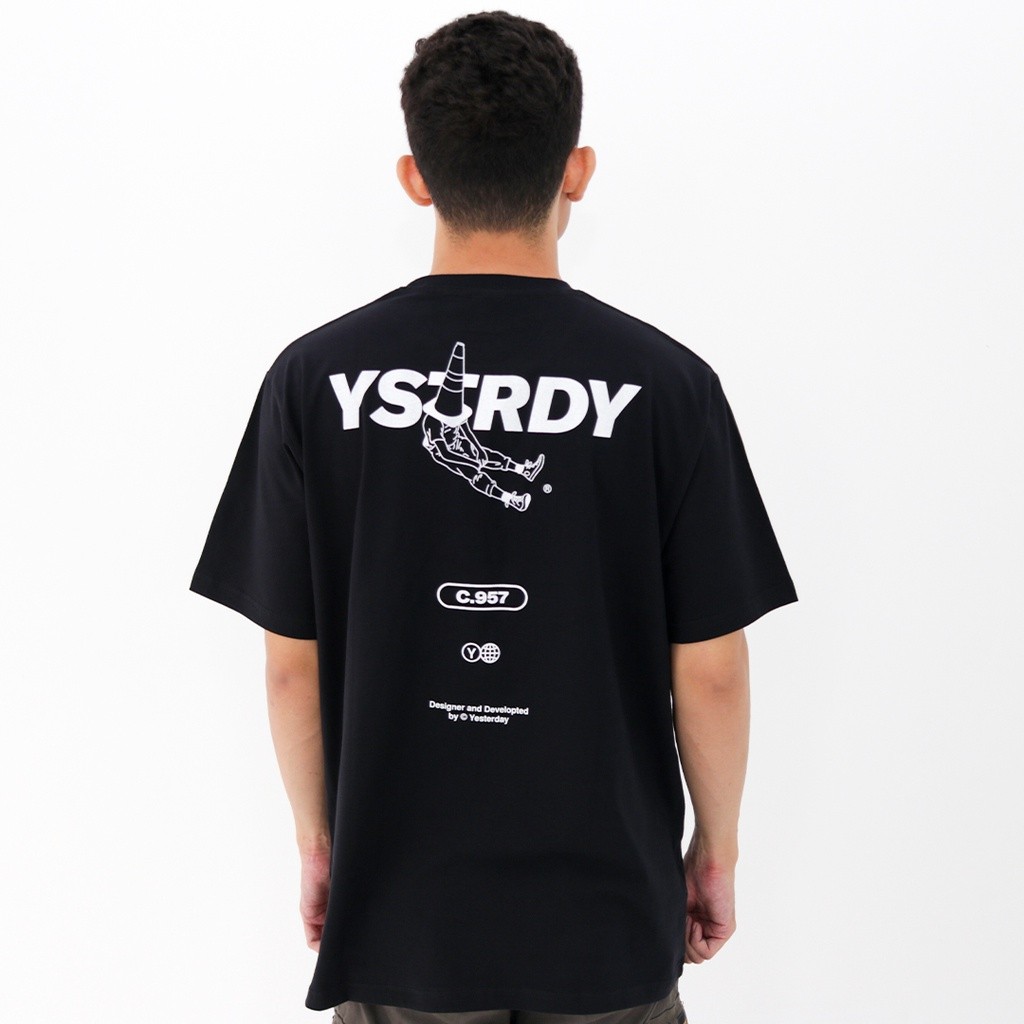 Yesterday T-Shirt Notice Black