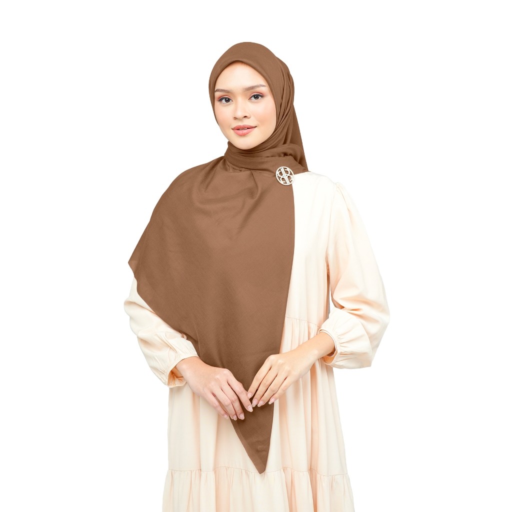 Nada Puspita - Nada Voile Scarf Large - Brown