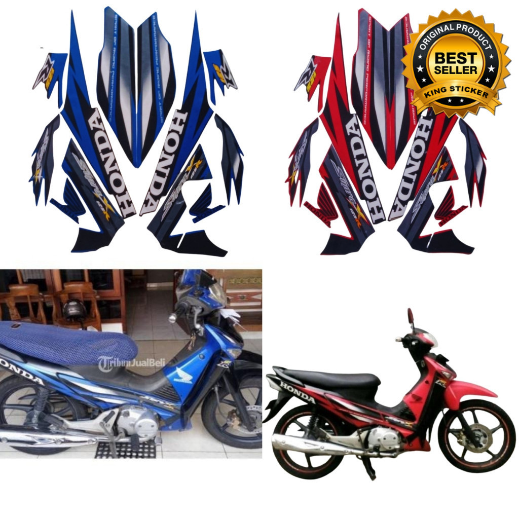 Striping Stiker Honda Supra X 125 R 2006 List Body Standart Motor Honda Supra X 125 R 2006
