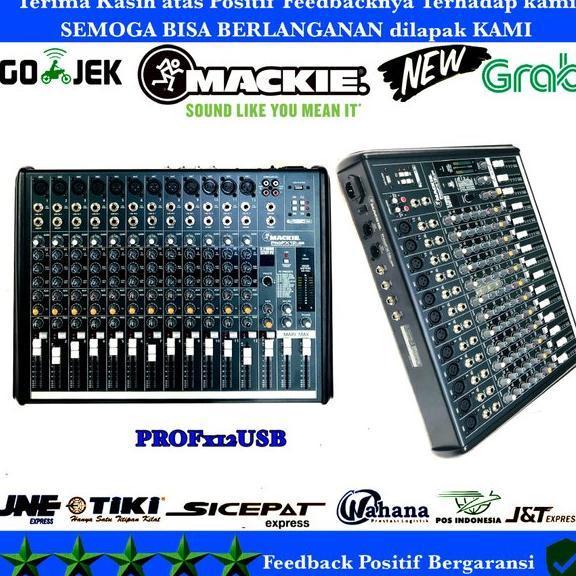 Audio Mixer Mackie Fx12Usb 12 Channel