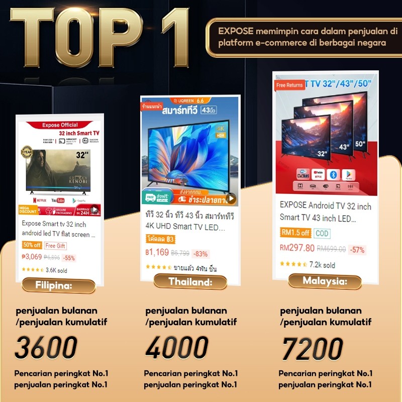 SL TV Smart 32 inch Smart TV 43 inch TV Android 50 inch LED UHD 4K WIFI Youtube/Google Play Dolby Au