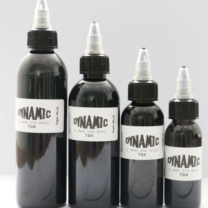 TBK Tinta Tato Tattoo Ink 30ml 60ml 120ml Super Black Pigment Tinta Tato Dynamic Ink Tattoo Original