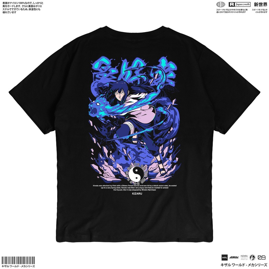 KIZARU Kaos Anime Naruto HYUUGA HINATA