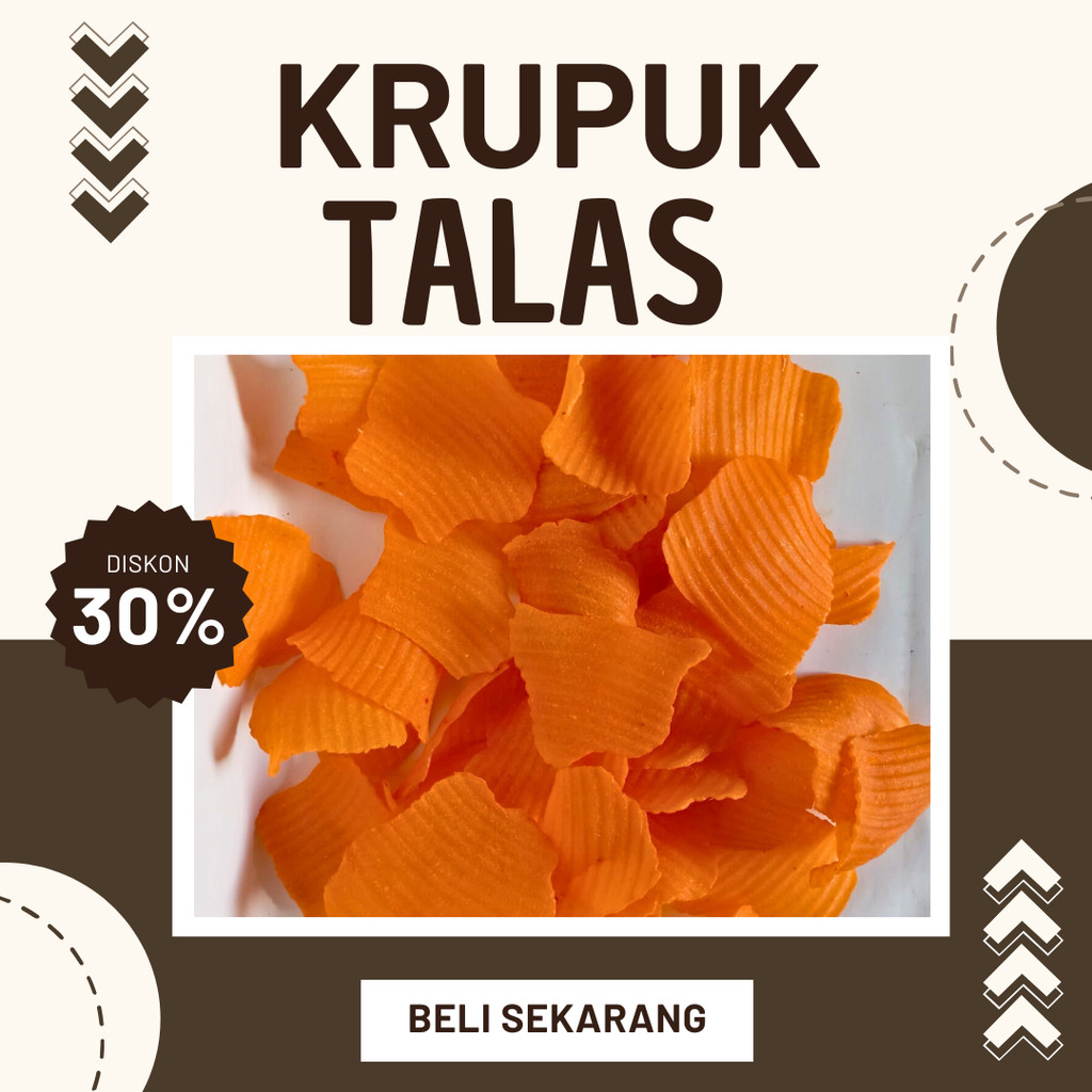 Krupuk Singkong Keju/ Kerupuk Puyur Merah Berat 500 Gram