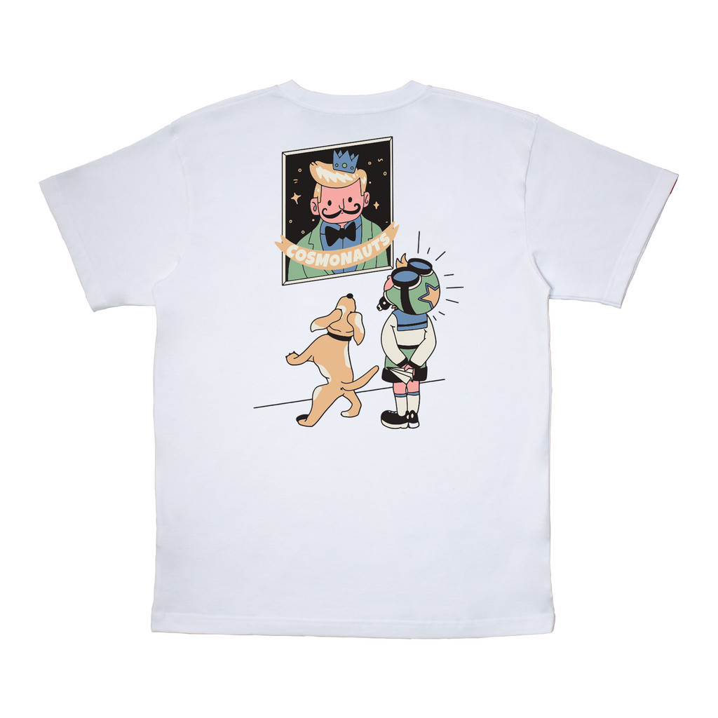 <Kaos Katun> Cosmonauts - Dog Art Tee