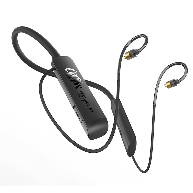 Whizzer OF-WM1 Wireless Neckband Bluetooth Receiver for 2pin 0.78mm iems Support Mic and Vol control