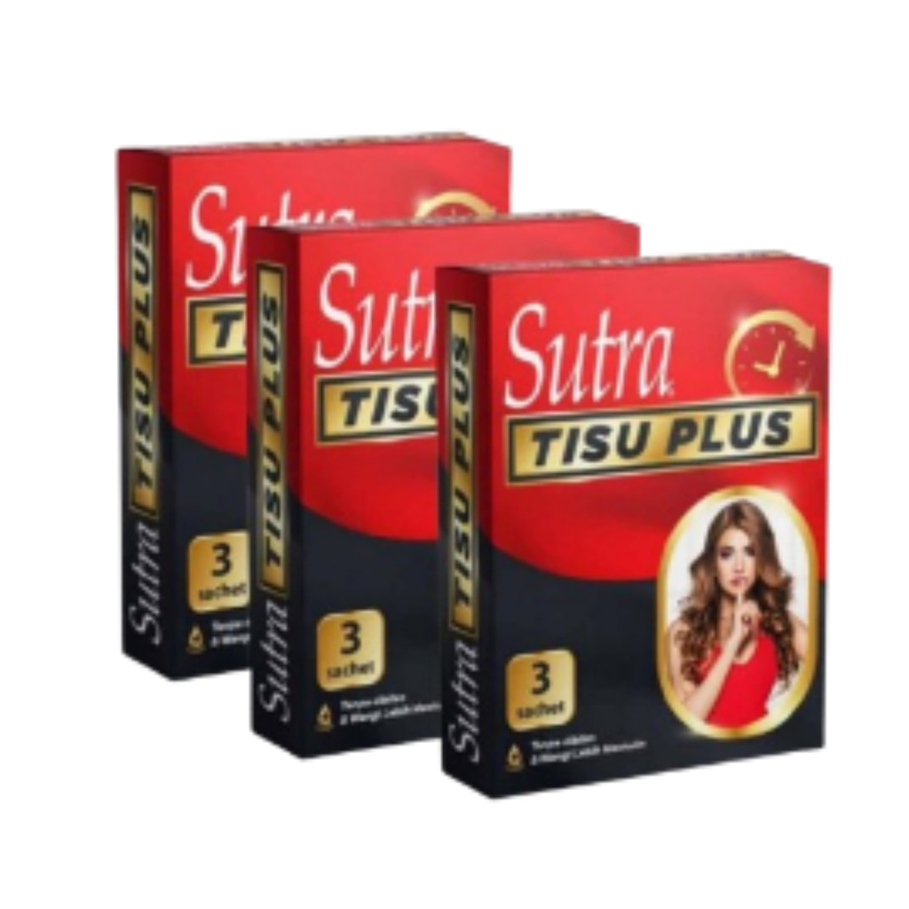 Sutra Tisu Plus isi 3 Sachet - Tisu Magic