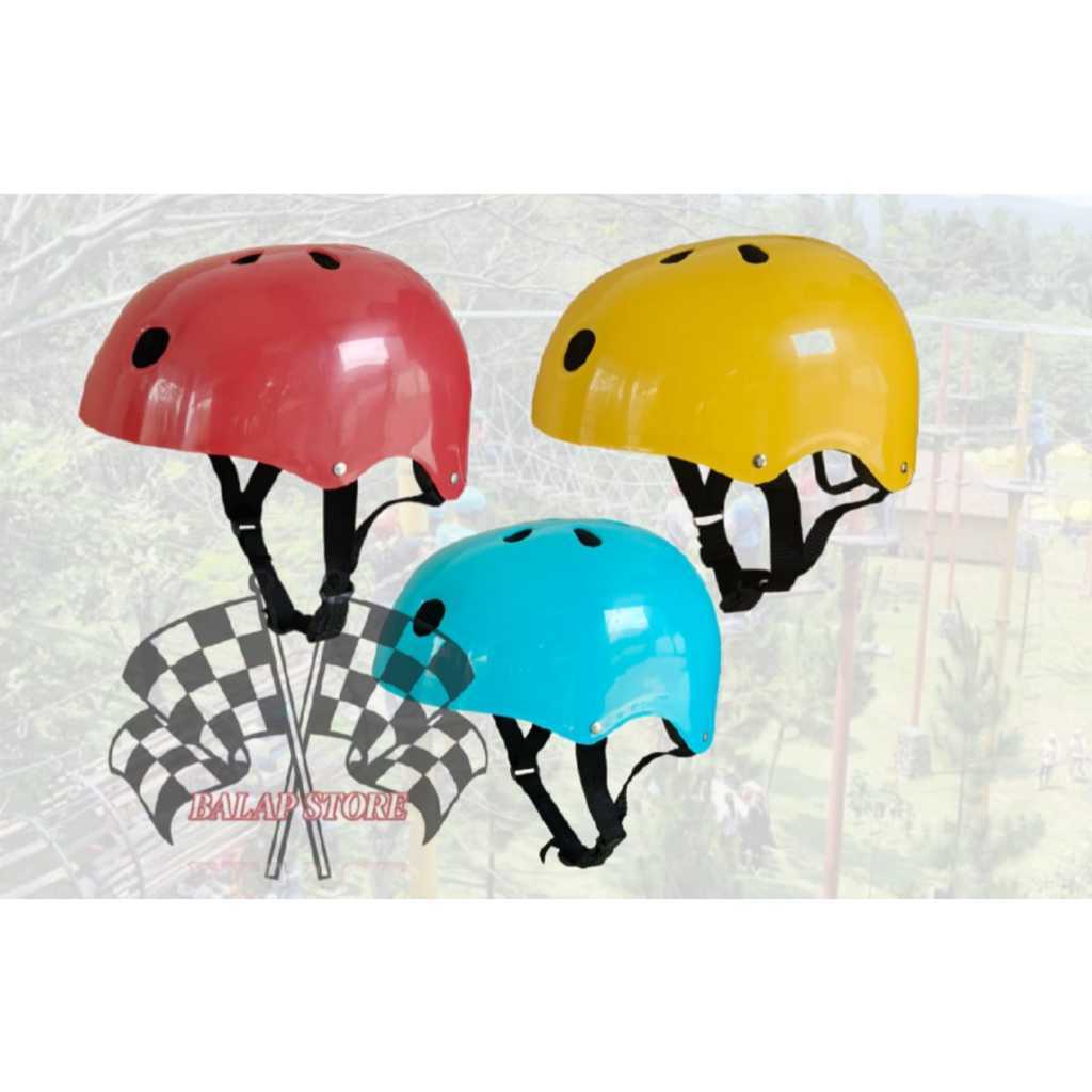 Lush Lab Store Helm Skate Half Sepeda / Arung Jeram / Out Bound / ATV / Flying Fox / Skate Board / R