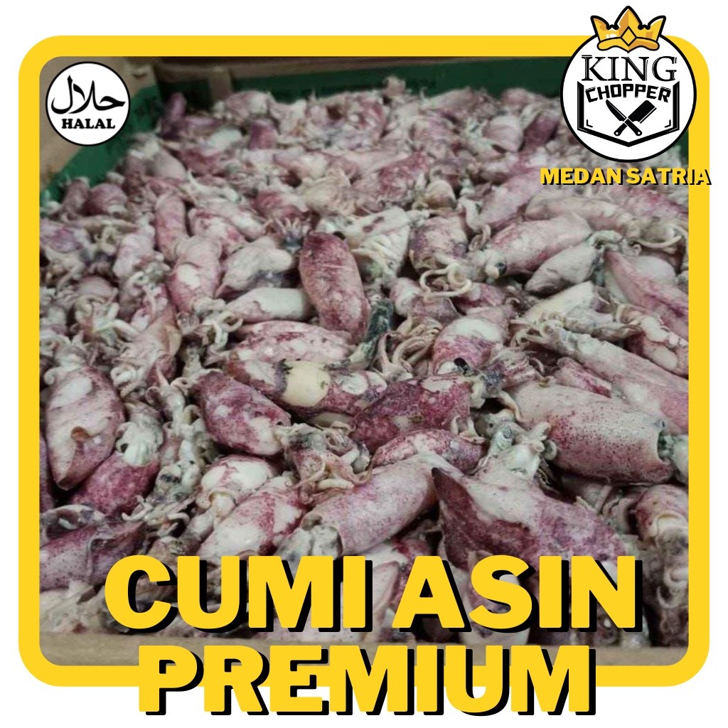 ( Kita Cemerlang ) CUMI ASIN BABY HALAL - SEAFOOD KECIL KERING SOTONG IKAN FRESH SEGAR FROZEN BEKU