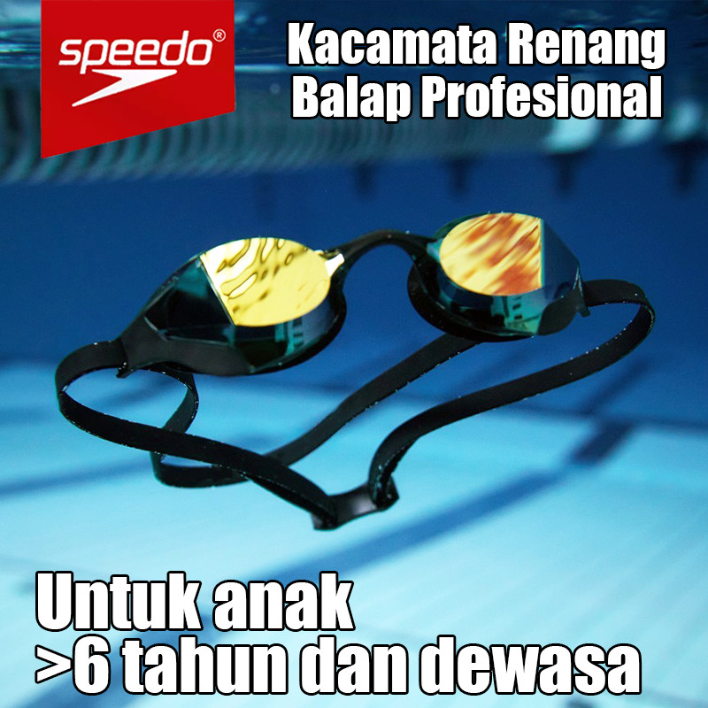 [Original] SPEEDO Kacamata Renang Anti Fog / Anti UV – Anak 6+ Tahun Remaja  Dewasa Juga Bisa  Tali 