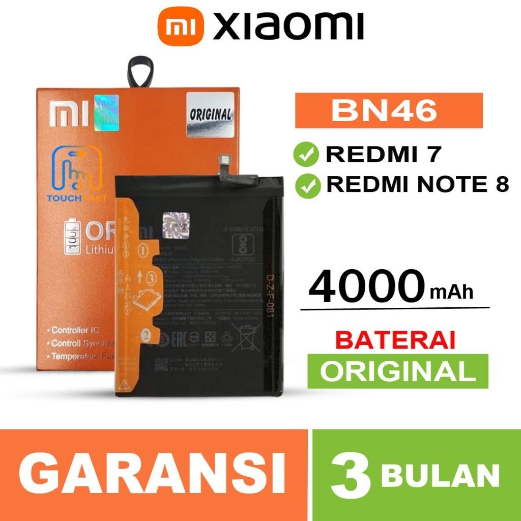 BATERAI BATRE XIAOMI REDMI 7 / REDMI NOTE 8 BN46 ORIGINAL