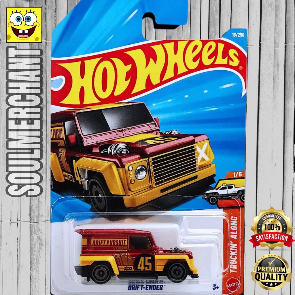 Hot Wheels Drift Ender Merah Diecast Drift Car