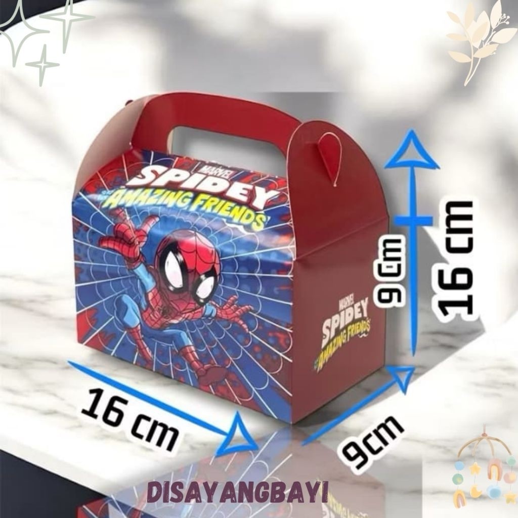 GABLE BOX SNACK ANAK ULANG TAHUN PAPERBAG HAMPERS ULANG TAHUN ANAK