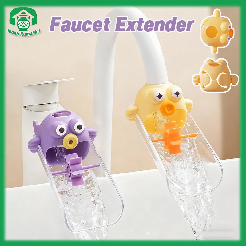 Sambungan Kepala Keran Air Pemanjang Kran Cuci Tangan Keran Cuci Tangan Silik Kartun Lucu Warna Past