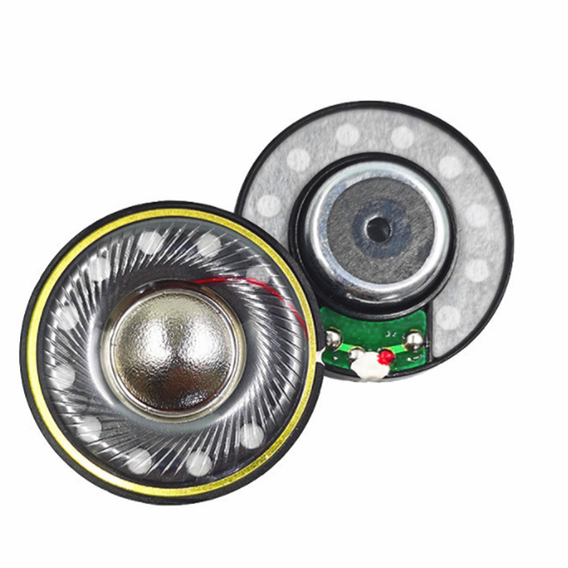 40mm Hifi Headphones Speaker units 32ohm Headset Speaker Driver Composite titanium aphragm 16 core v