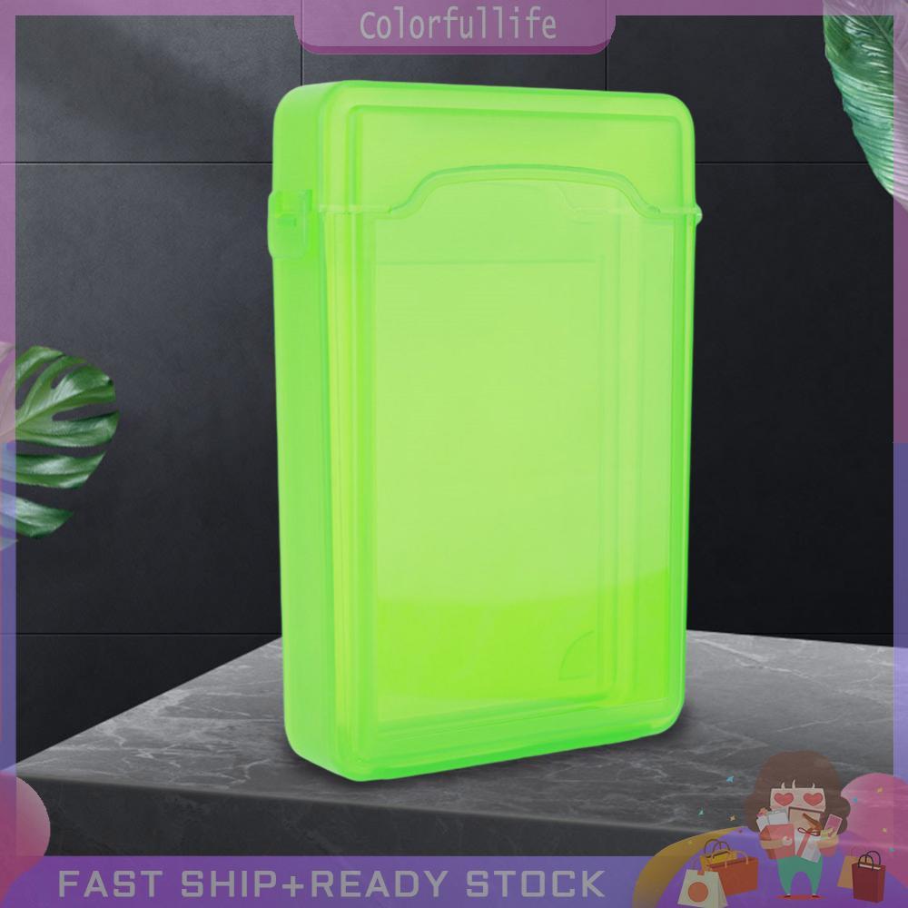 3.5 In IDE SATA HDD Hard Drive sk Storage Box Case Cover Dustproof Plastic HDD Caddy Case HDD Case S