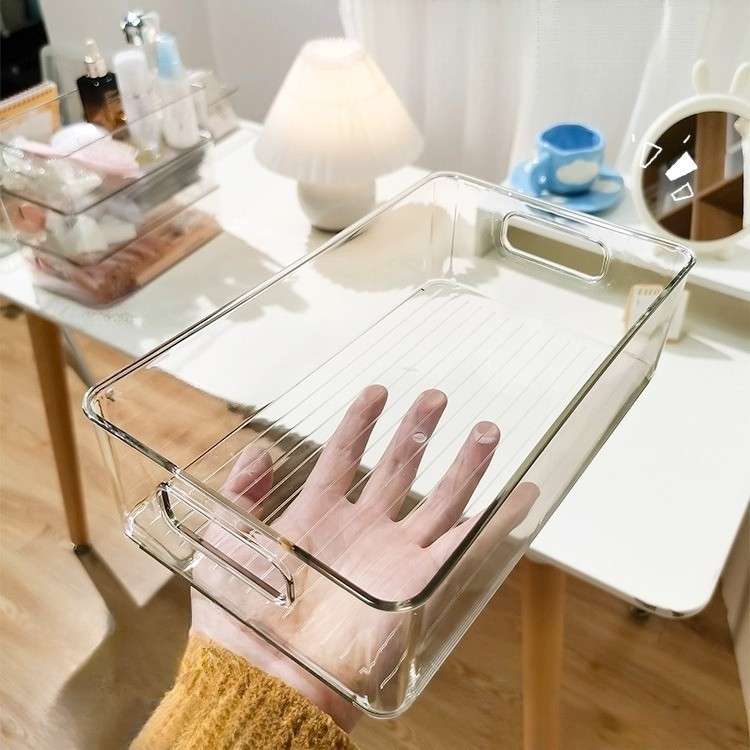 KS3 - Kotak Serbaguna Akrilik Transparan – Penyimpanan Make Up, Skincare, Aksesori