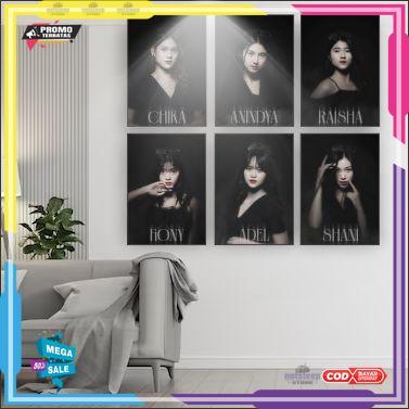 Poster Kayu  20 X 30 cm JKT48 NEW ERA THE BLACK BRIDE  Wall Decoration Kayu kamar tidur Ruang tamu