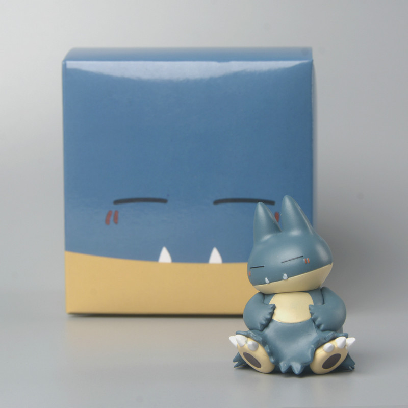 Pokemon Cute Psyduck Snorlax Gonbe Sleeping Ver. Cute Action Figure Toys 6-7cm