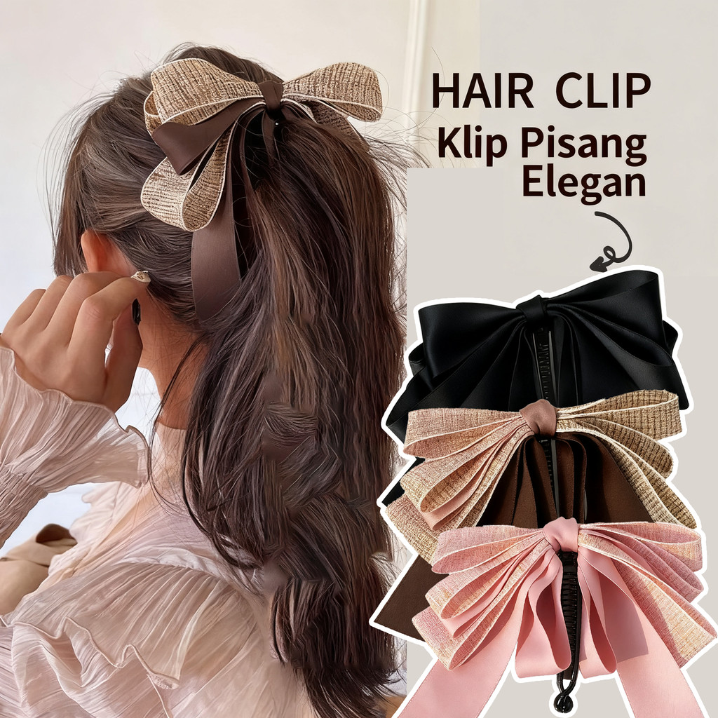 Capit Rambut Pisang Kualitas Original Korea, Desain Eksklusif dan Anggun
