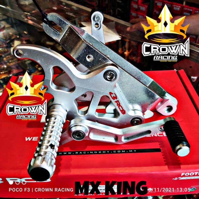 Footstep Footrest Step Underbone RCB Race CNC Yamaha MX King