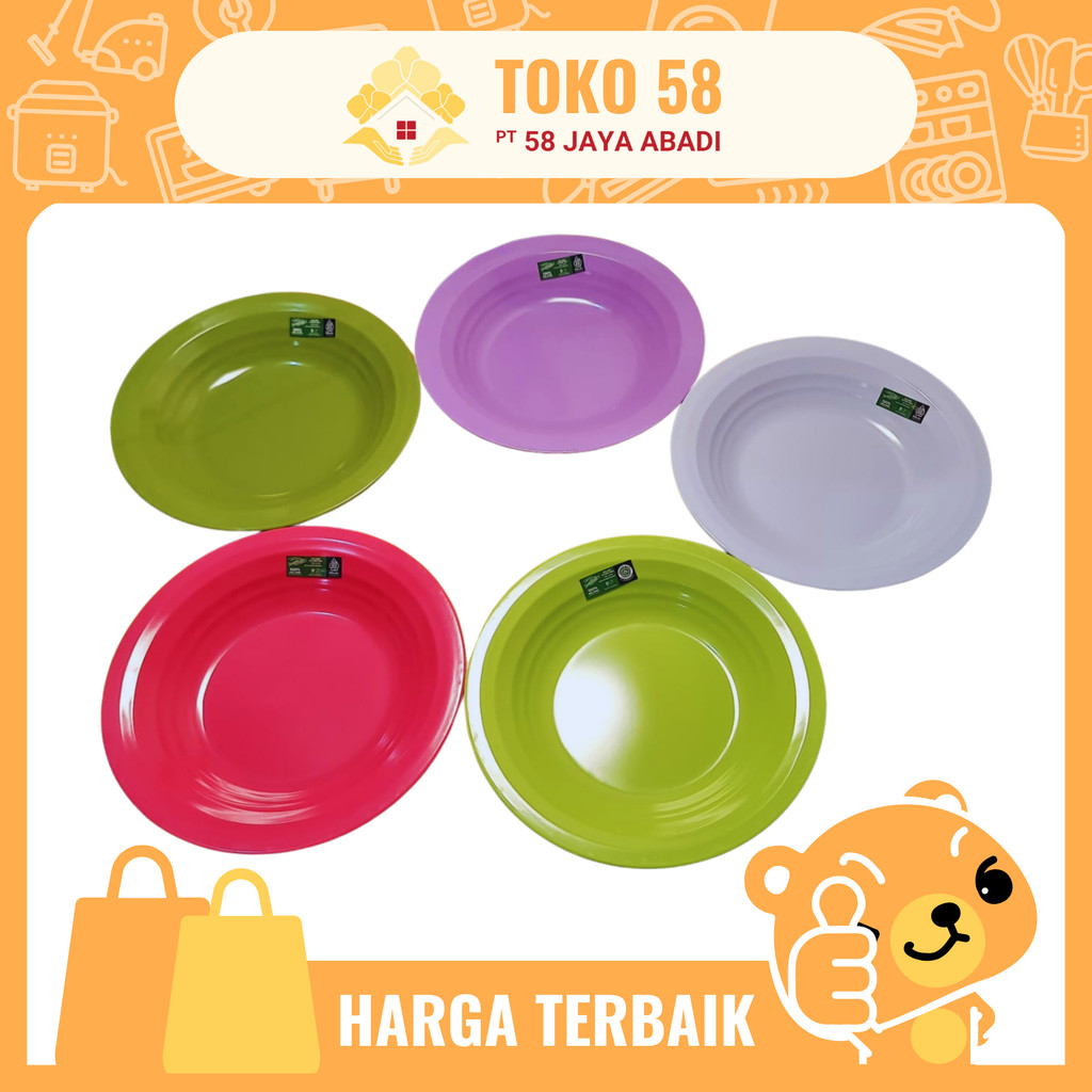 [COD] Piring Melamin P 1001 Golden Flying Fish