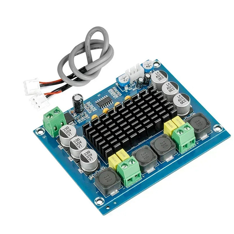 XH-M543 D2 2*120W Dual Channel Digital Stereo Audio Power Amplifier Board High Power DIY 240W Amplif