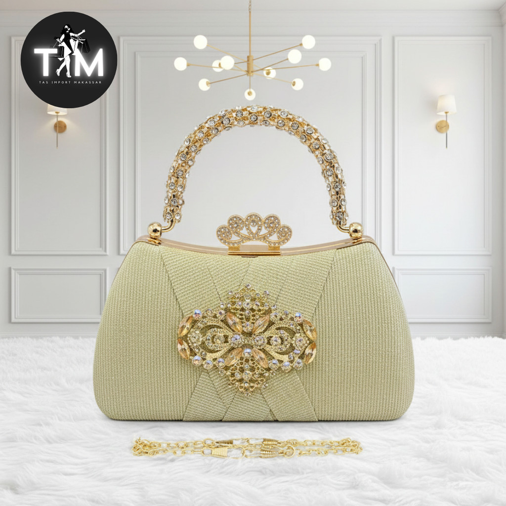 TAS PESTA RS153# TAS WANITA IMPORT / CLUTCH BAG HAND BAG / TAS PESTA ELEGAN TAS PESTA MUTIARA PREMIU