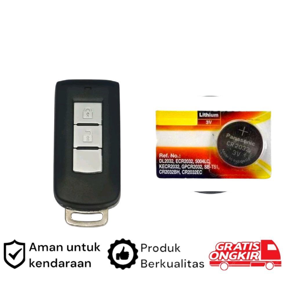 Baterai Remote Mobil NISSAN GRAND LIVINA X GEAR CR2032 ORIGINAL PANASONIC