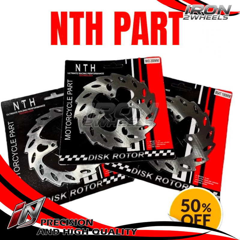 iRon 2Wheels Disc Piringan Cakram NTH Variasi  Beat Vario 125 150 160 Fi Scoopy Genio piringan mio f
