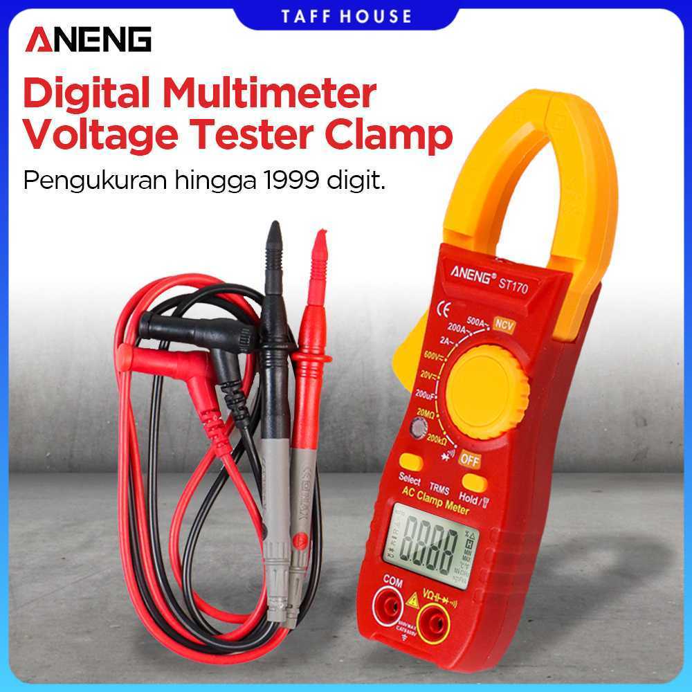 ANENG Digital Multimeter Tang Ampere Voltage NCV Tester Clamp - ST170